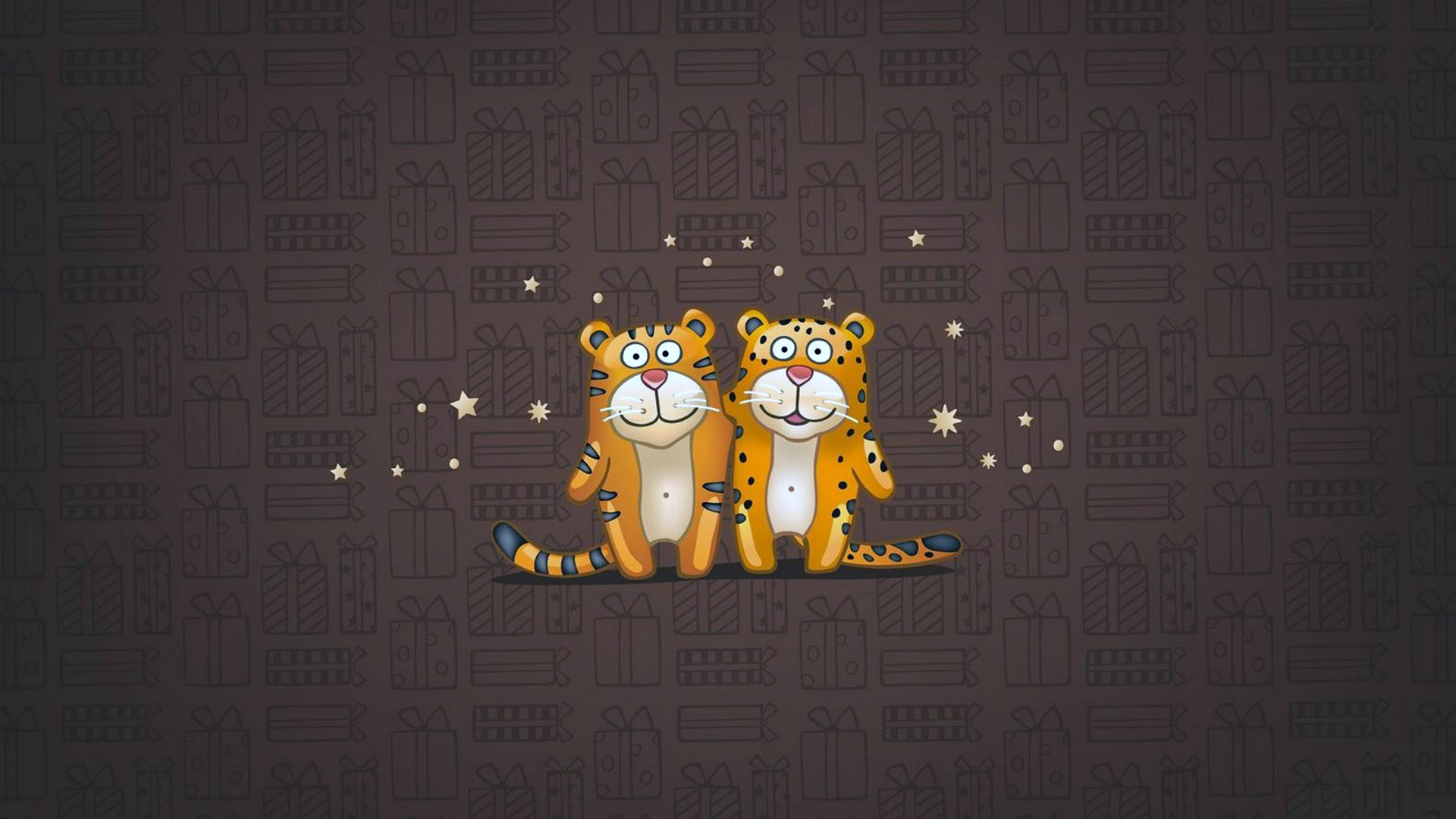 Рисованные тигры